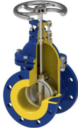 106N - Vanne à brides à passage direct PN16.