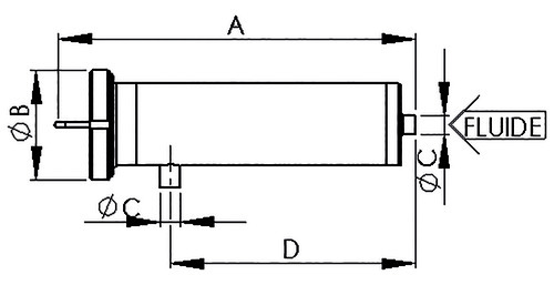 2383 - Filtre équerre - Inox 316L - Joints NBR - Lisse/lisse - Petite surface de filtration.