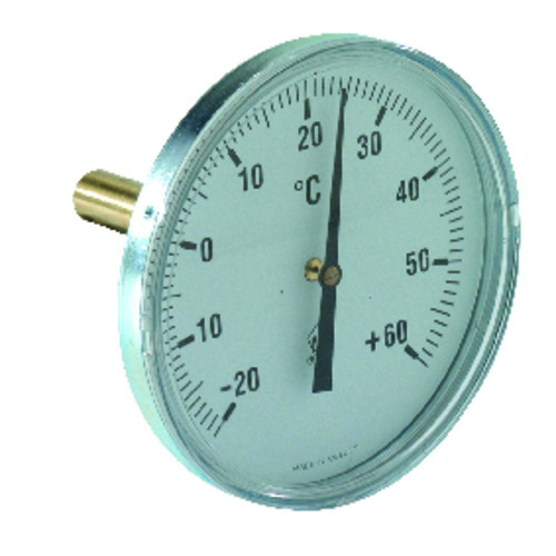 297 - Thermomètre axial à cadran pour montage sur gaines et tubes.