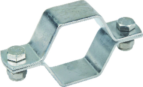 4870I - Collier hexagonal 2 vis - Inox 304 - Sans tige.