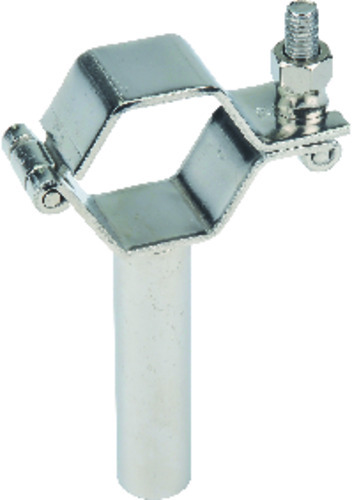 5478 - Collier hexagonal à charnière avec tampons - Avec tige - Inox 304.