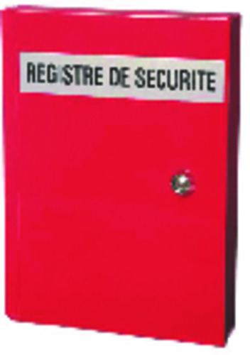 4012 - Armoire pour registre de sécurité.