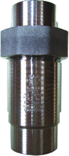 4093M - Clapet anti-retour à bille inox/inox.