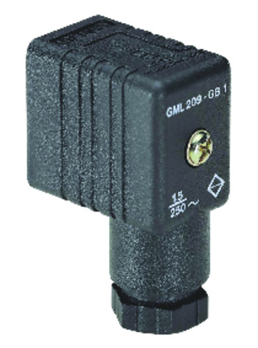 423845. - Connecteur seul, forme B, pour électrovanne 6012P.