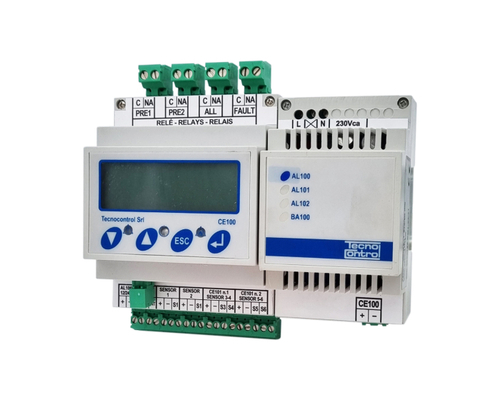 435303N - Centrale de détection gaz pour 1 à 2 capteurs déportés, extensible à 6.