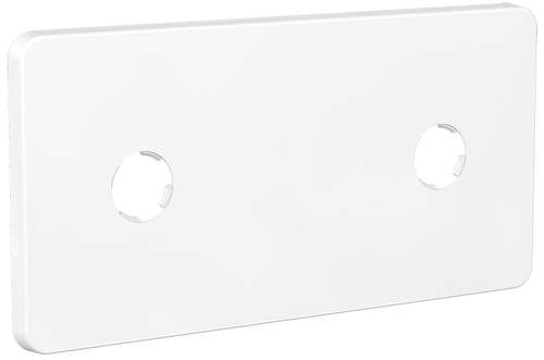 4729W - Plaque de finition ROBIFIX+ en ABS blanc.