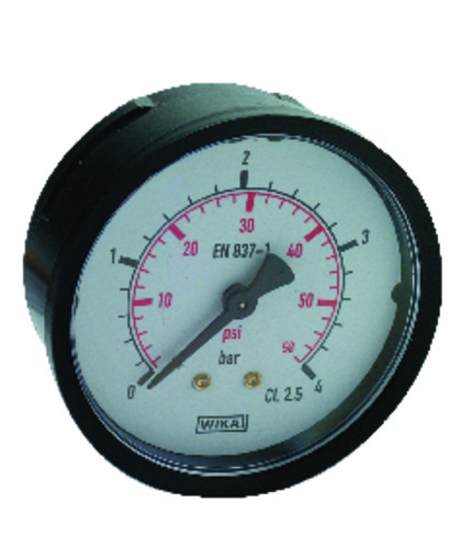 M40PP010. - Manomètre axial boîtier ABS, raccord laiton.