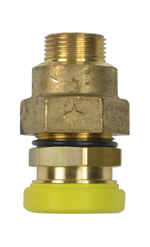 677 - Raccord d'extrémité PLT, mâle cylindrique à joint plat gaz JPG (ISO 228-1).