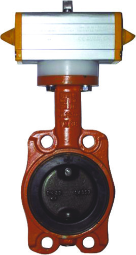 87AS - Vanne papillon EVCLS-i Eurovalve. EPDM / Papillon inox CA6NM avec actionneur pneumatique.