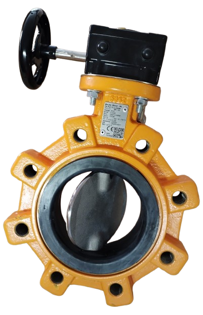 881ND - Vanne papillon EVTLS-i Eurovalve. EPDM / Papillon inox CA6NM oreilles taraudées
