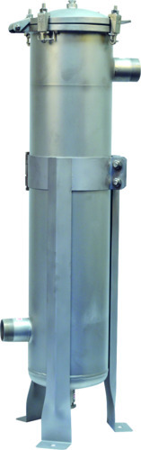 BLFZ - Filtre à poche magnétique en inox 304 avec sortie latérale.