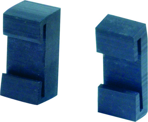 BUGMCNT - Butée de 10 mm en EPDM noir sans perçage pour tous colliers hexagonaux.