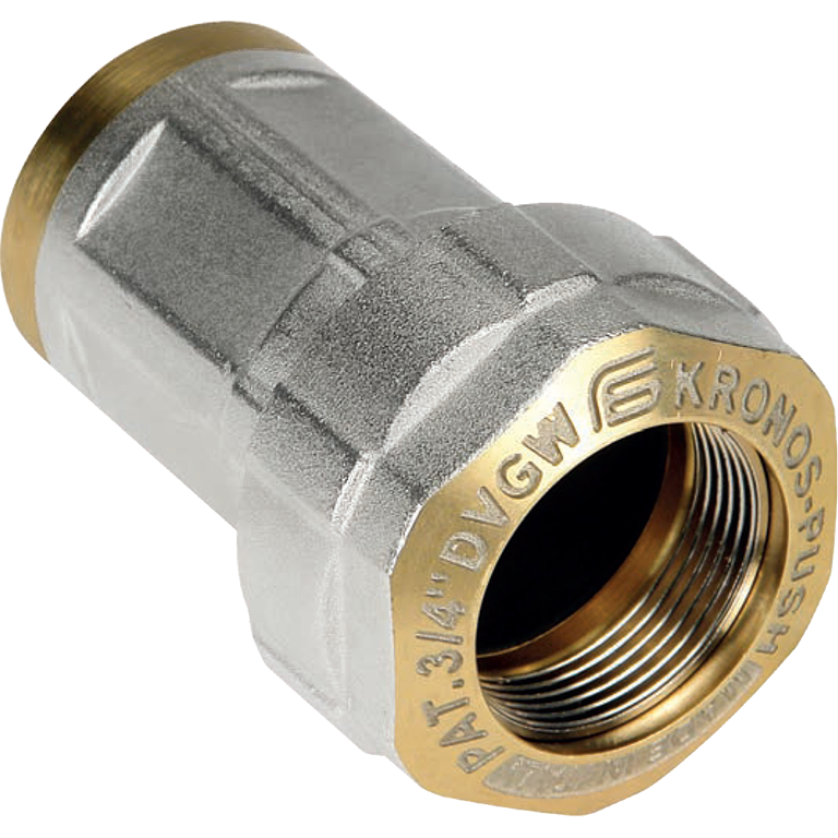 KRONOS - Raccord rapide KRONOS PUSH Fem.pour tube acier.