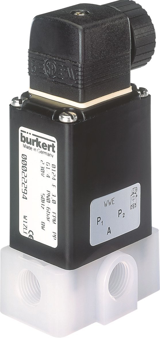 124B - Electrovanne 2/2 en plastique.
