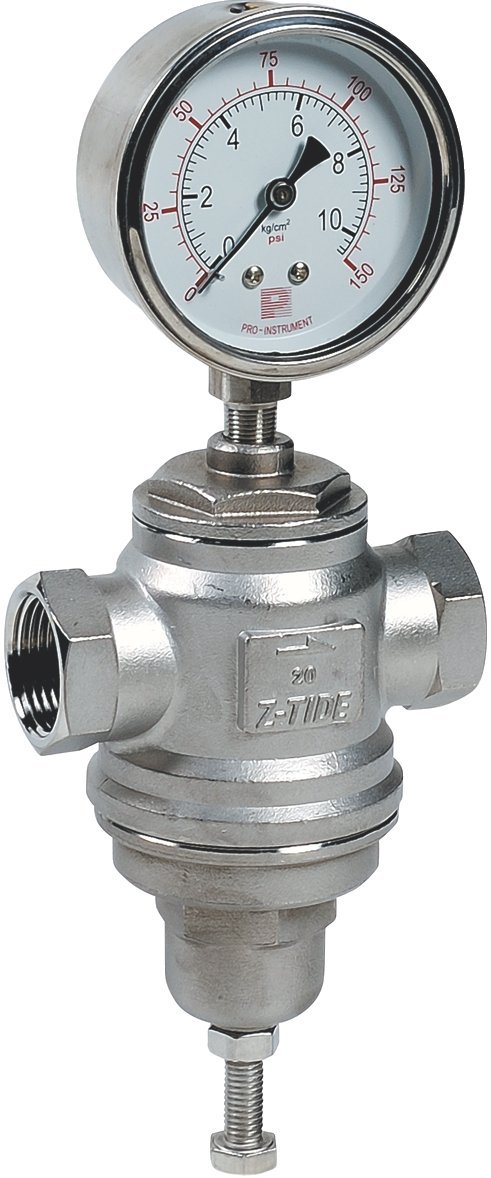 2022I - Déverseur en acier inox.