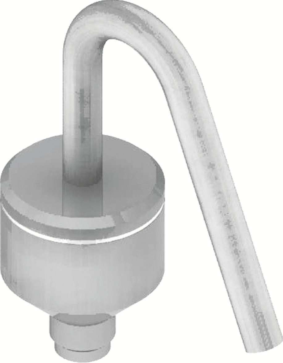 2382 - Purgeur d'air à bille - Inox 316L - Joint et bille PTFE.