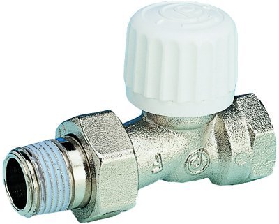 3227P - Corps de robinet thermostatisable nickelé.