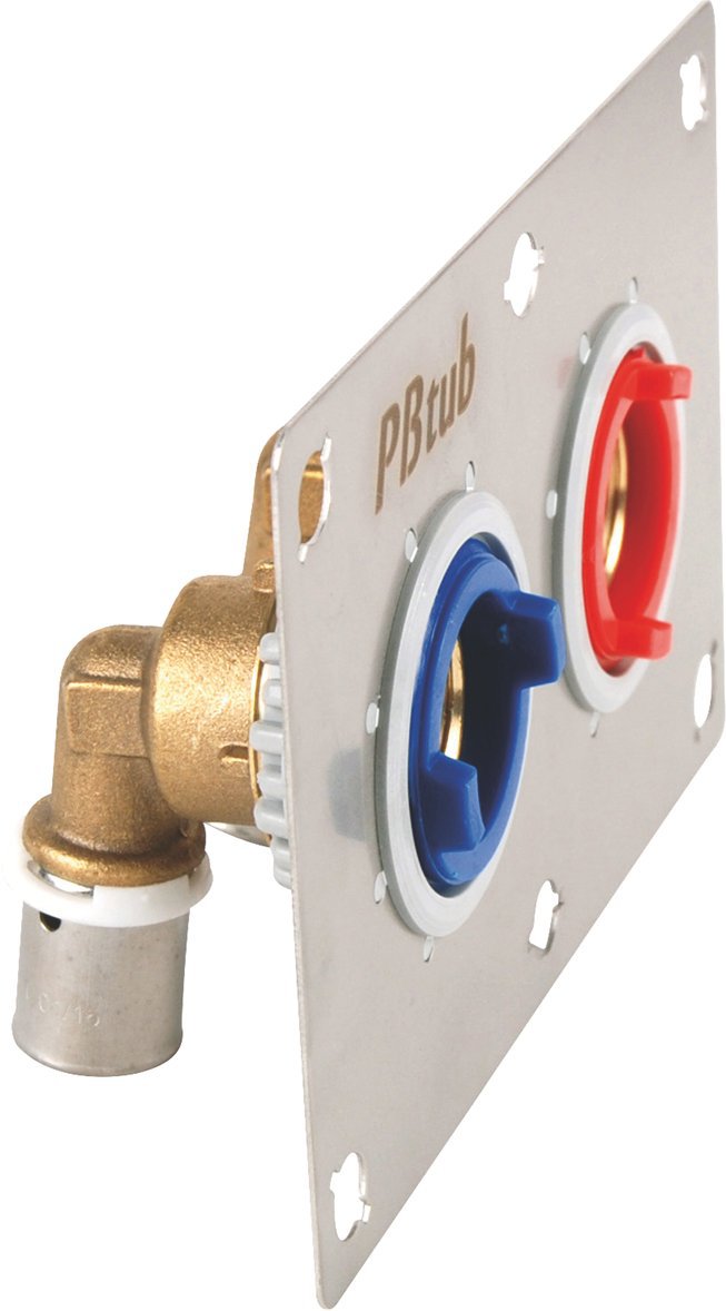 4632 - Kit mural Sertifix pour PER à sertir entraxe 55 mm fe