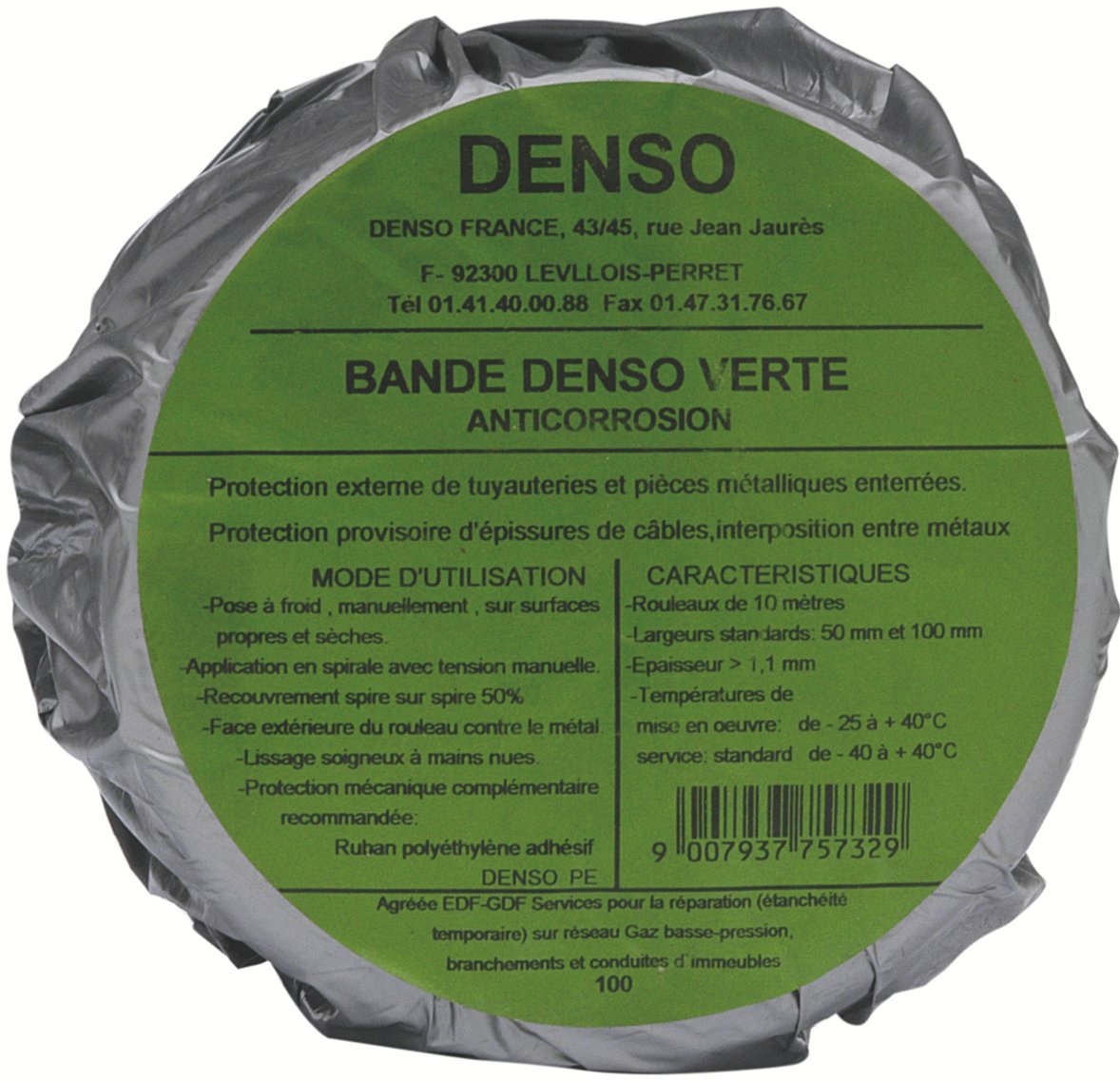 5027 - Bande DENSO verte.