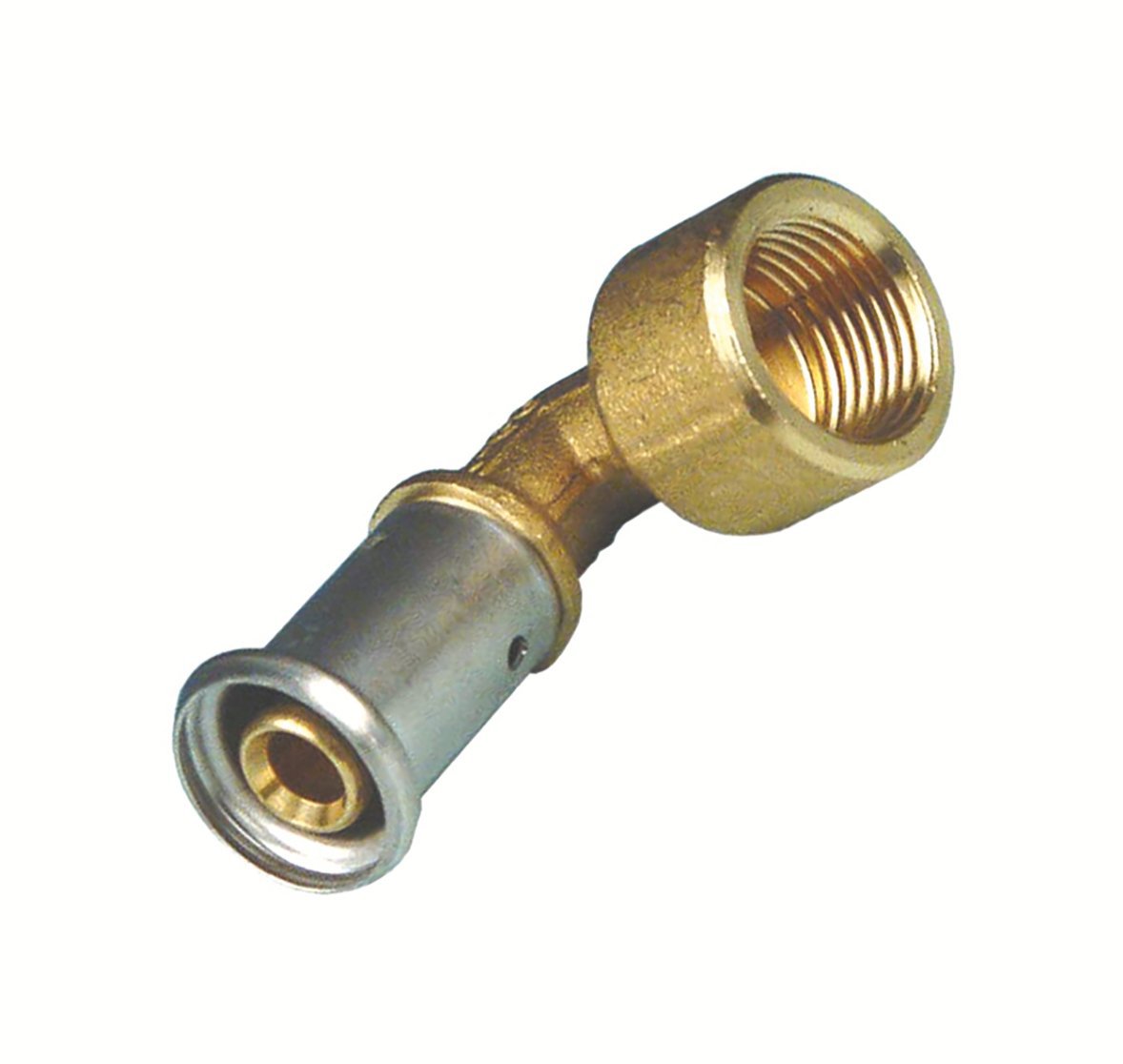 59549 - Coude 90° femelle en laiton.