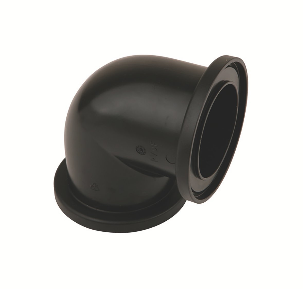 59556 - Coude 90° Super Size en PVDF noir.