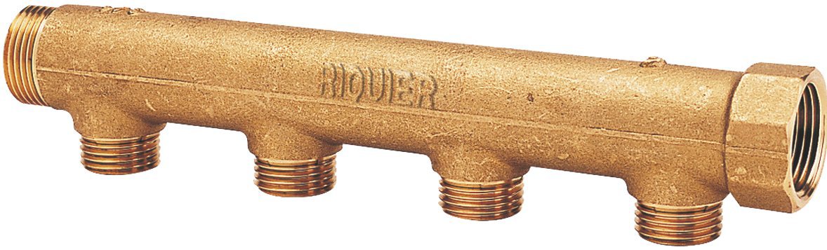 624 - Collecteur ACS M/F 3/4" avec dérivations M 1/2".