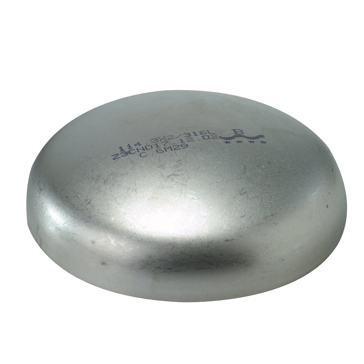 8009X - Fond bombé embouti - ISO - Epaisseur 2 mm.