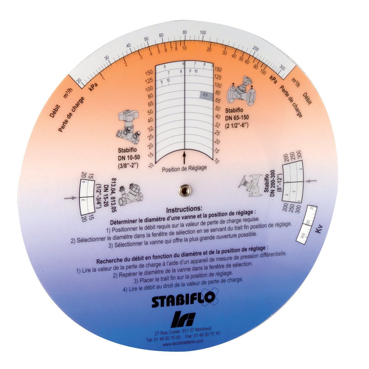 819 - Disque de présélection STABIFLO®.