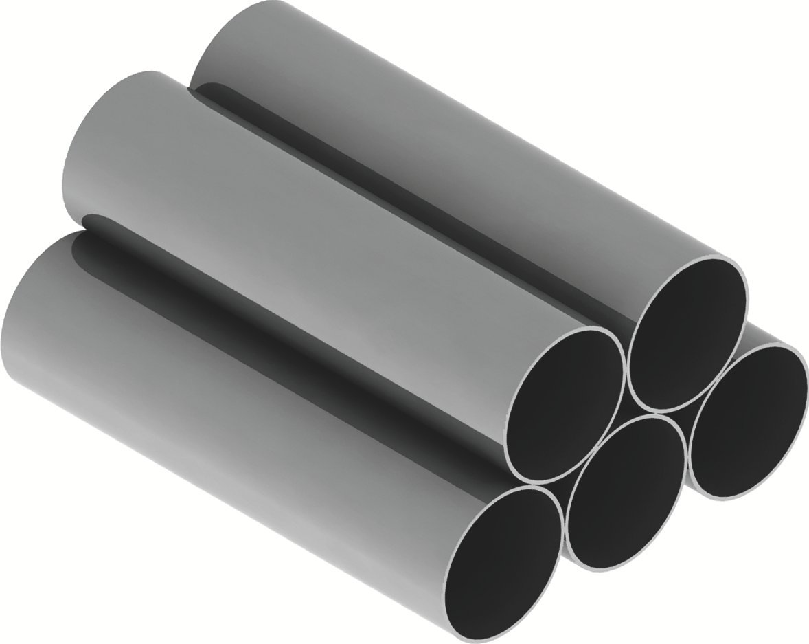 TURS6LBMW - Tube ISO en acier inox EN 10217-7.