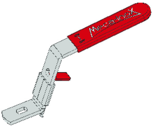 RR4NICV - Levier inox pour robinet 3 pièces ou split body Ø 10 à 65.