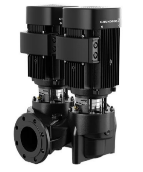 TPD - Pompe centrifuge double en ligne verticale.